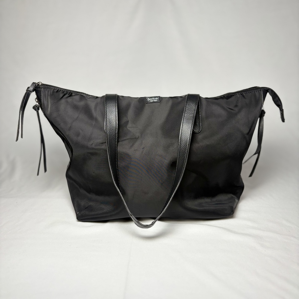 Botkier Bond Nylon Tote Bag Nylon Leather Trim and Handles